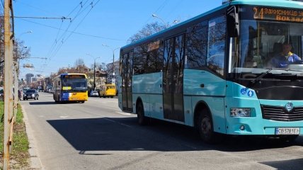 Городской транспорт Чернигова