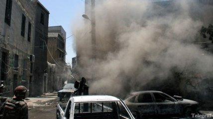 Войска правительства Сирии начали наступление на город 