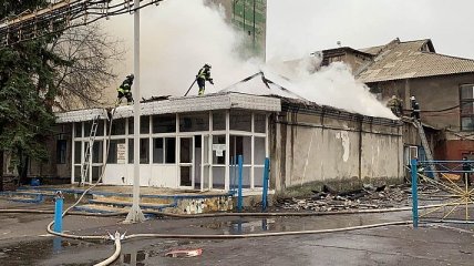 В Донецкой области на шахте произошел пожар 
