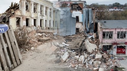 Місто практично зруйноване після візиту "руського міра"