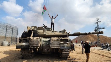 Захваченный израильский танк