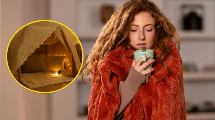 "Халабуда" в квартире, девушка