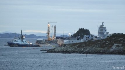 У берегов Норвегии танкер протаранил военный фрегат, есть пострадавшие