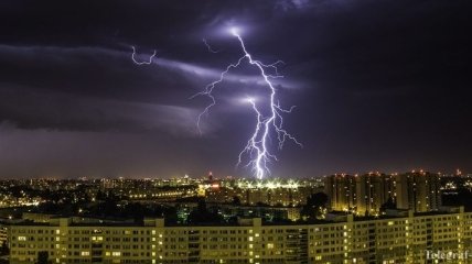 На Польшу обрушилась сильная буря