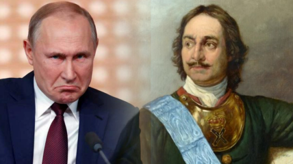 владимир путин и первый Всероссийский император Петр I