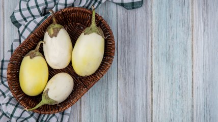 Запечені білі баклажани