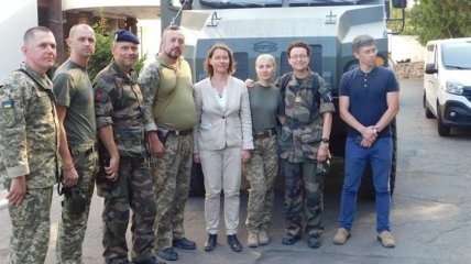 Французская делегация посетила зону ООС