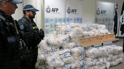 В Австралии конфисковали рекордную партию наркотиков 