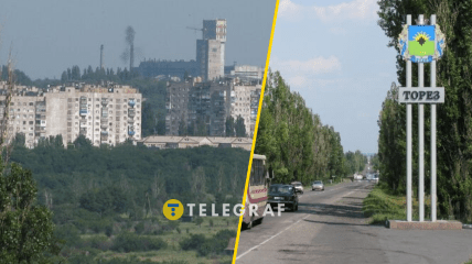 Въезд в Торез