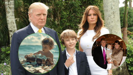 Бэррон Трамп - общий сын Дональда и Мелании Трамп