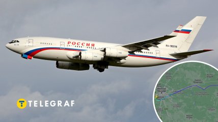 "Самолет Путина" подняли в воздух