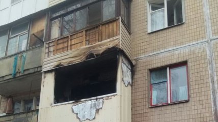 Харьковские спасатели вытащили из огня пенсионерку (Фото)