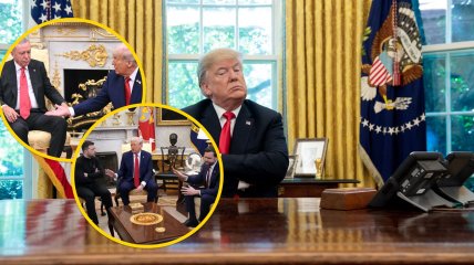 Дональд Трамп в Овальном кабинете