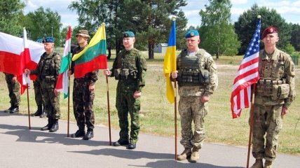 Литовско-польско-украинская бригада принимает участие в учениях НАТО