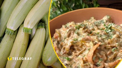 Закуска из кабачка