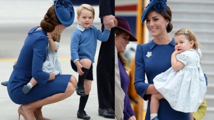 Новые фото принца Джорджа и принцессы Шарлотты во время визита в Канаду взорвали Сеть!