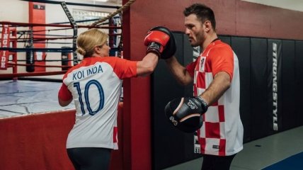 "У нее классный хук слева": президент Хорватии навестила чемпиона UFC