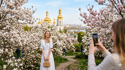 Де цвітуть магнолії у Києві