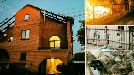 Часть жилых домов пришлось спасать от вспыхнувших пожаров