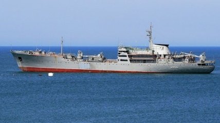На корабле ВМС Украины произошел пожар