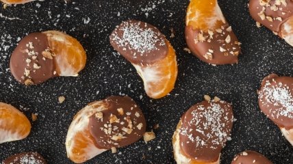 Мандарини у шоколаді — смачний та корисний десерт