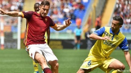 Тотти сыграл 600-й матч в Серии А
