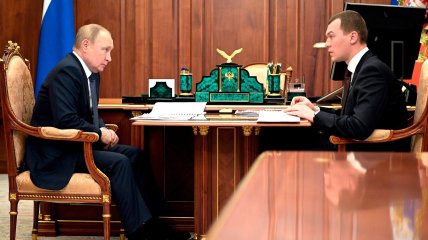 Владимир Путин и Михаил Дегтярев