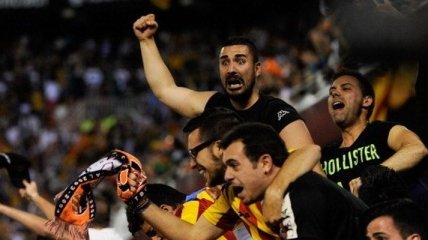 Болельщики "Валенсии" запугали игроков "Атлетико" перед матчем