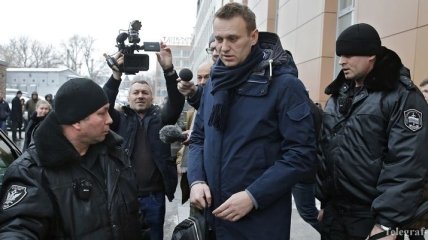 В Москве полиция задержала Навального 