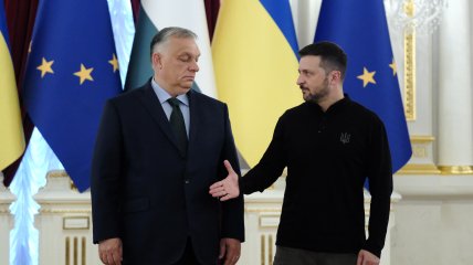 Віктор Орбан і Володимир Зеленський у Києві