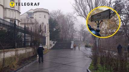 Начало бульвара ВМС в Одессе