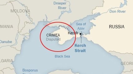 Авторитетное издание назвало Крым "спорной территорией"