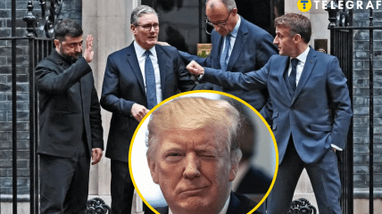 Дональд Трамп, Владимир Зеленский и европейские лидеры