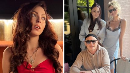 Маша Полякова с родителями