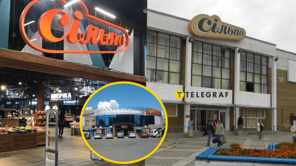 Цветовая гамма в дизайне "Сільпо" менялась со временем