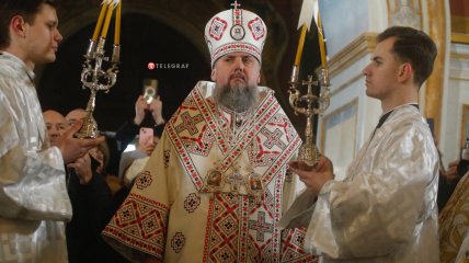 Митрополит УПЦ Епифаний проведет службу в Успенском соборе Лавры