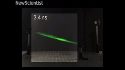 Ученые впервые засняли в полете лазерный луч (Видео)