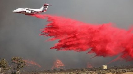 Очередной крупный пожар в Калифорнии (Фото)