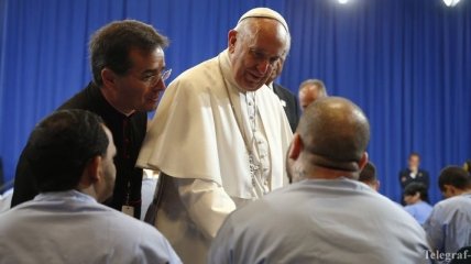 Папа Римский пошутил о теще, выступая в Филадельфии