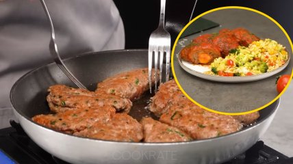 Вкусные котлеты с начинкой