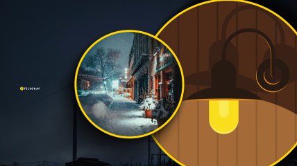 Отключение света зимой