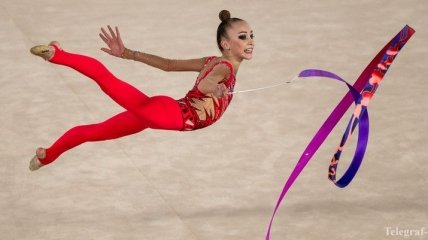 Украинская гимнастка Пограничная - вице-чемпионка юношеской Олимпиады
