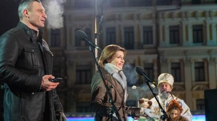 Мэр Киева перевоплотился в Деда Мороза