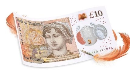 Банк Англии представил новую банкноту с изображением писательницы