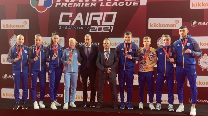 Украинские каратисты выиграли 8 медалей на турнире в Каире