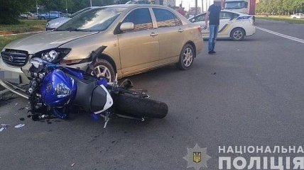 В Харькове мотоциклист сбил насмерть пешехода