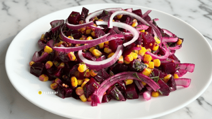 Салат з буряка та кукурудзи