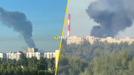 Пожежу видно здалеку