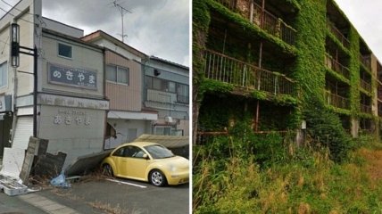 Жуткая архитектура заброшенных зданий Японии (Фото)