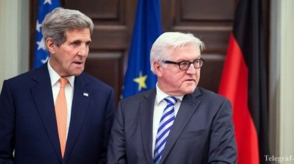 Штайнмайер и Керри требуют прогресса в реализации Минских договоренностей